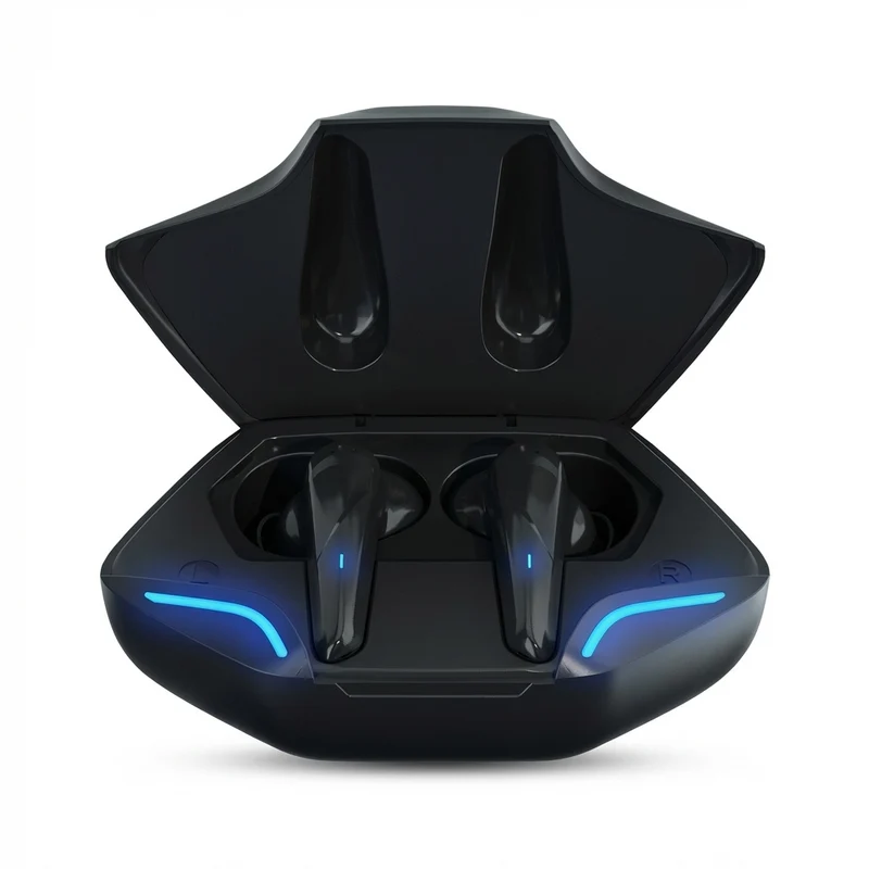 TWS Bluetooth 5.3 Gaming Earbuds – Low Latency Stereo with ANC & Mic