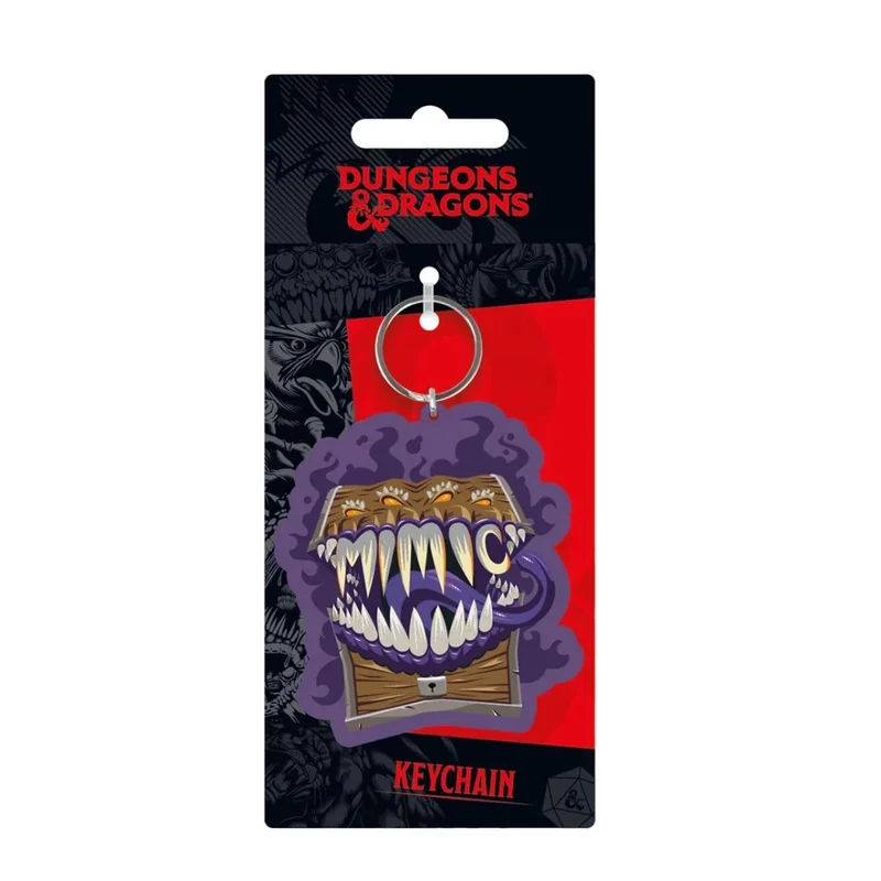 Pyramid Portachiavi Dungeons & Dragons (Mimic) - Keychain In Gomma