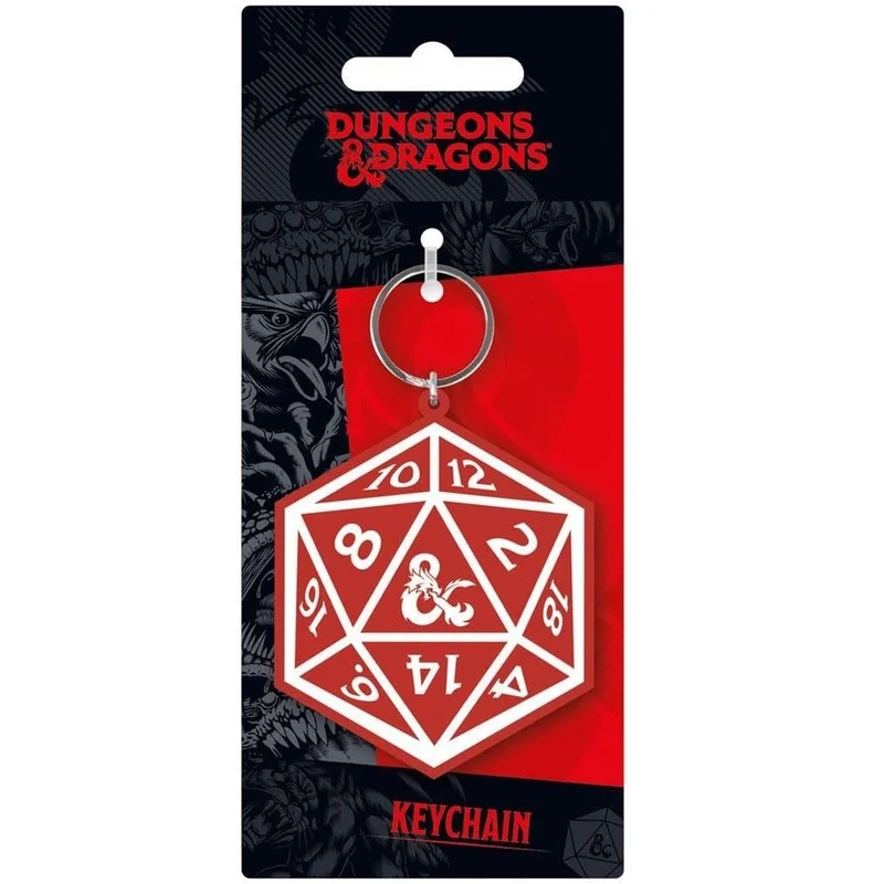Pyramid Portachiavi Dungeons & Dragons (Dice) - Keychain In Gomma
