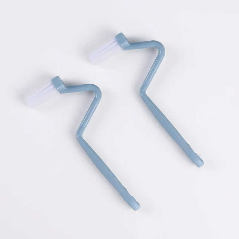 Curved S-Head Toilet Brush with Long Handle and Hanging Hook – 1/2/3 Pack