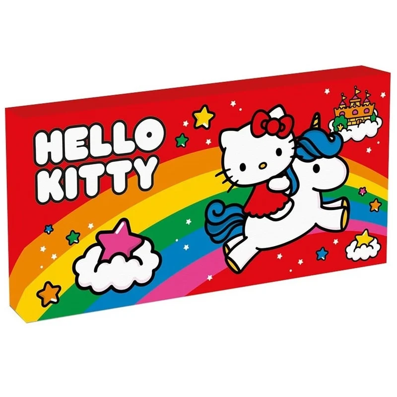 Pyramid - Tela Retroilluminata - Hello Kitty Rainbow - Lampada Light Up Canvas - LED Poster Incorniciato Luminosa 15x30 cm (Copia) (Copia)