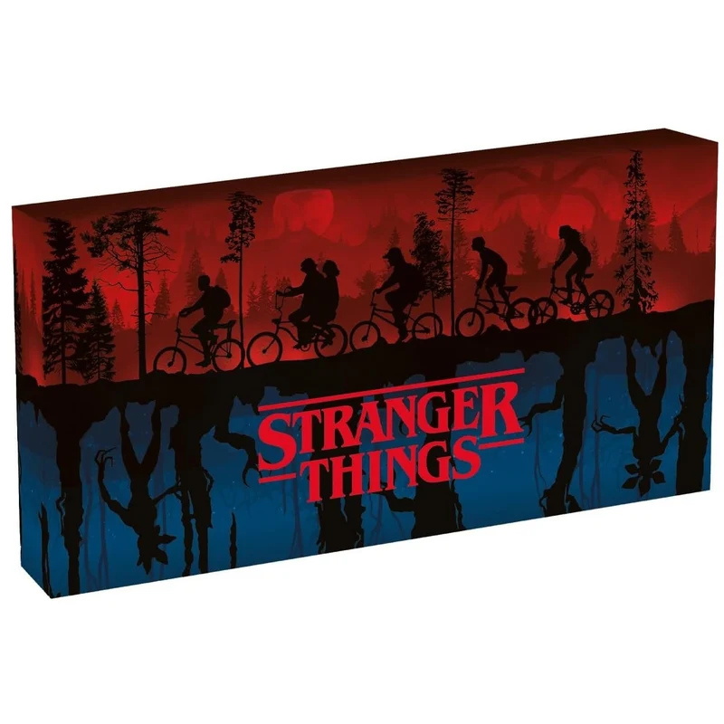 Pyramid - Tela Retroilluminata - Stranger Things - Lampada Light Up Canvas - LED Poster Incorniciato Luminosa 15x30 cm