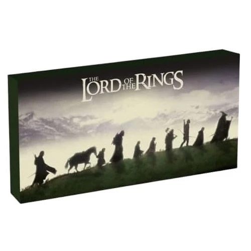 Pyramid - Tela Retroilluminata - The Lord of The Rings (Signore degli Anelli) - Lampada Light Up Canvas - Scifi Planet LED Poster Incorniciato Luminosa 15x30 cm