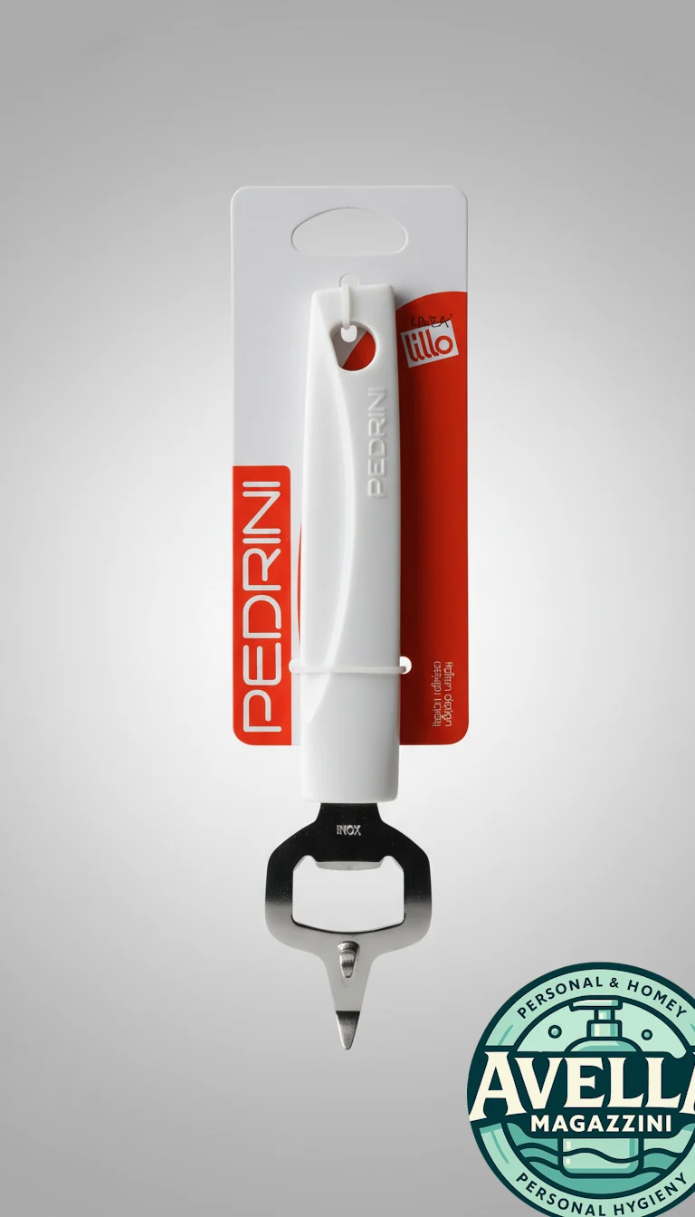 Pedrini Lillo Gadget - Levacapsule e Forabarattoli | Utensile 2-in-1 in Acciaio INOX, Design Italiano