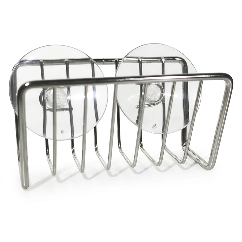 Multifunctional M‑Shaped Sponge Holder — Kitchen Sink Caddy Organizer, Rustproof Iron Sponge Caddy