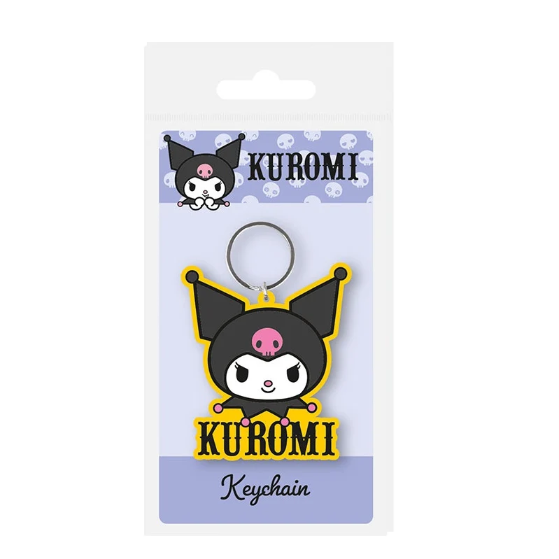 Pyramid Portachiavi Kuromi (Smiley Face) - Keychain In Gomma