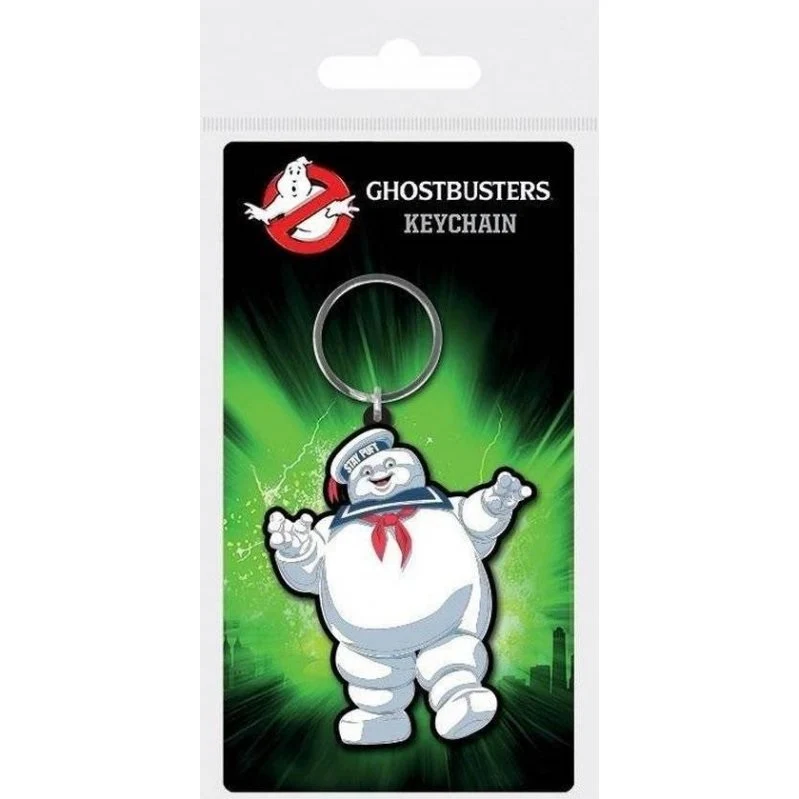 Pyramid Portachiavi Ghostbusters (Stay Puft) - Keychain In Gomma