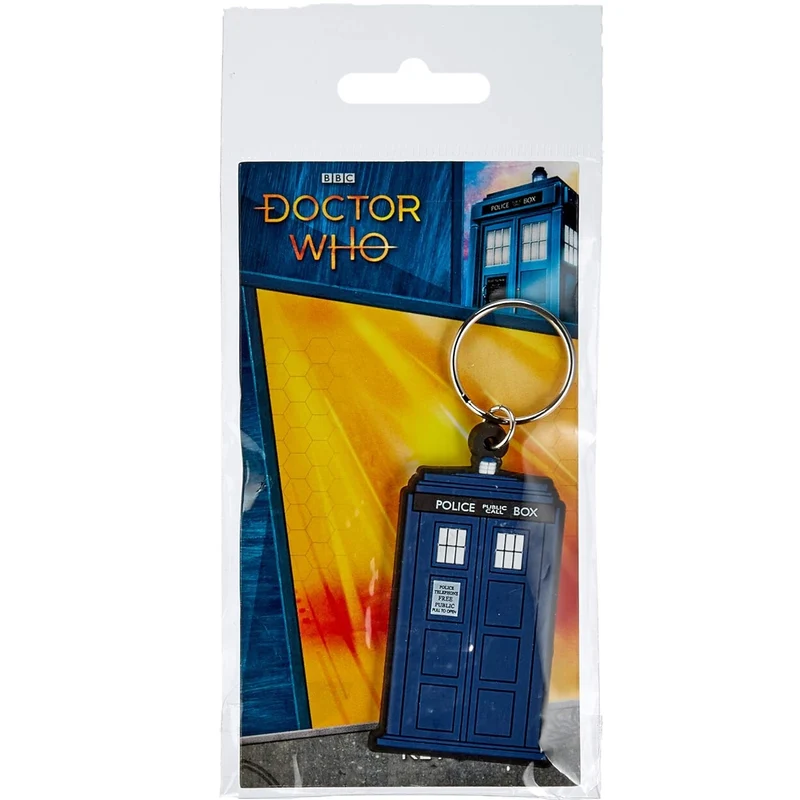 Pyramid Portachiavi Doctor Who (Tardis) - Keychain In Gomma