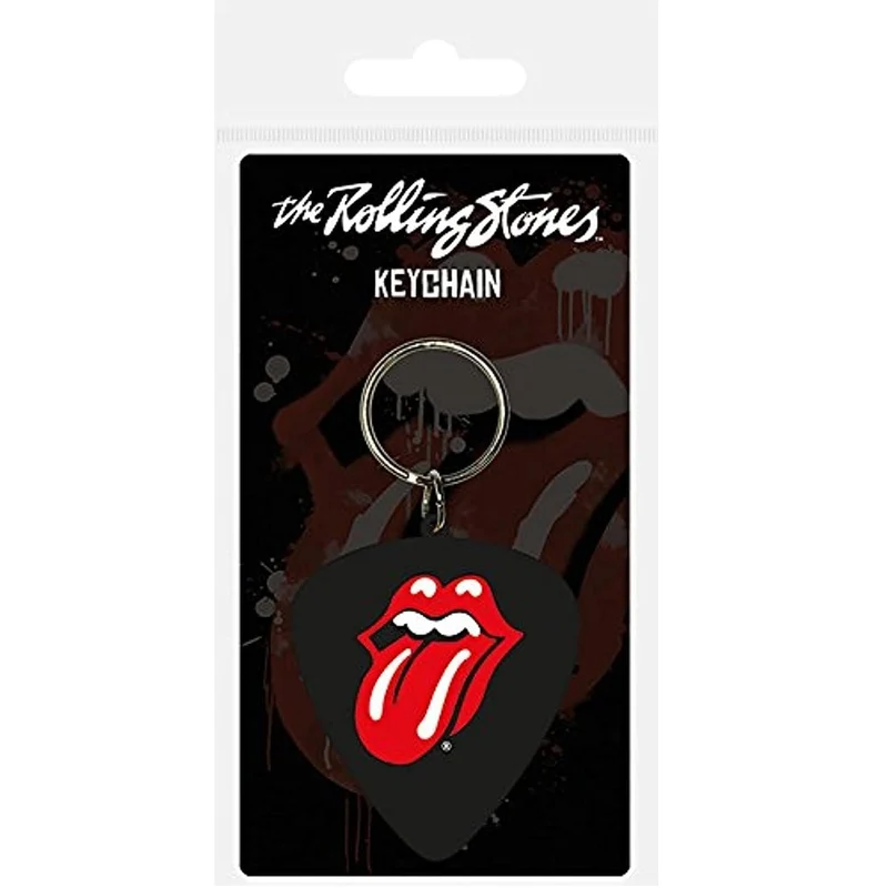 Pyramid Portachiavi The Rollings Stones (Plettro) - Keychain In Gomma