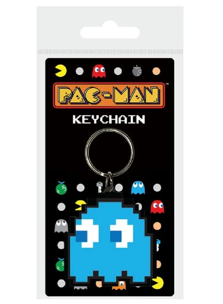 Pyramid Portachiavi Pacman (Blue Ghost) - Keychain In Gomma