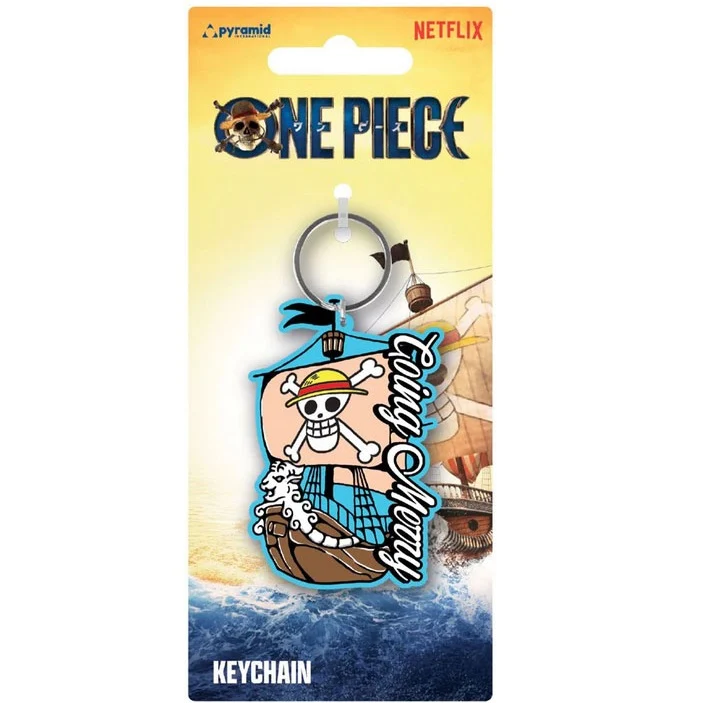 Pyramid Portachiavi One Piece Netflix (The Going Merry) - Keychain In Gomma