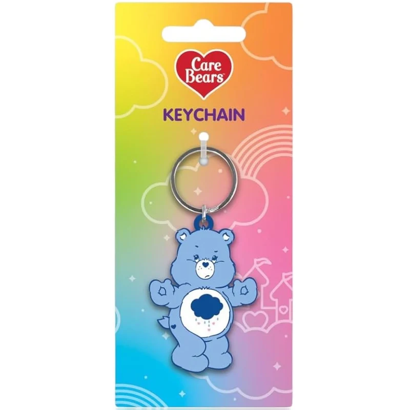 Pyramid Portachiavi Care Bears (Grumpy Bear) - Keychain In Gomma