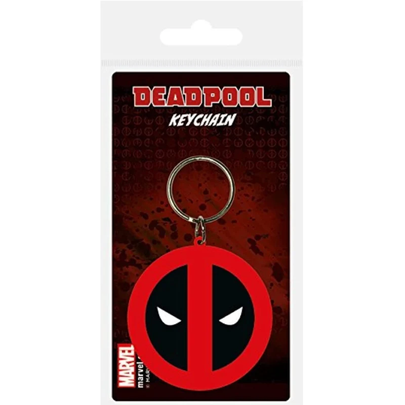 Pyramid Portachiavi Marvel (Deadpool) - Keychain In Gomma Face