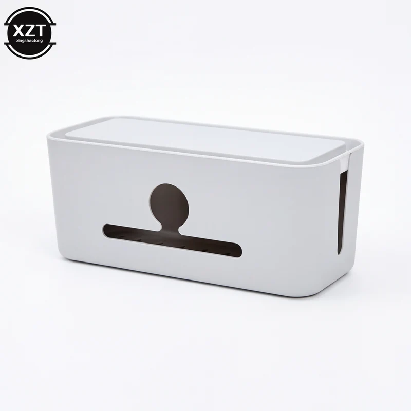 USB Cable & Power Strip Storage Box — Cable Organiser, 31 x 14 x 13 cm