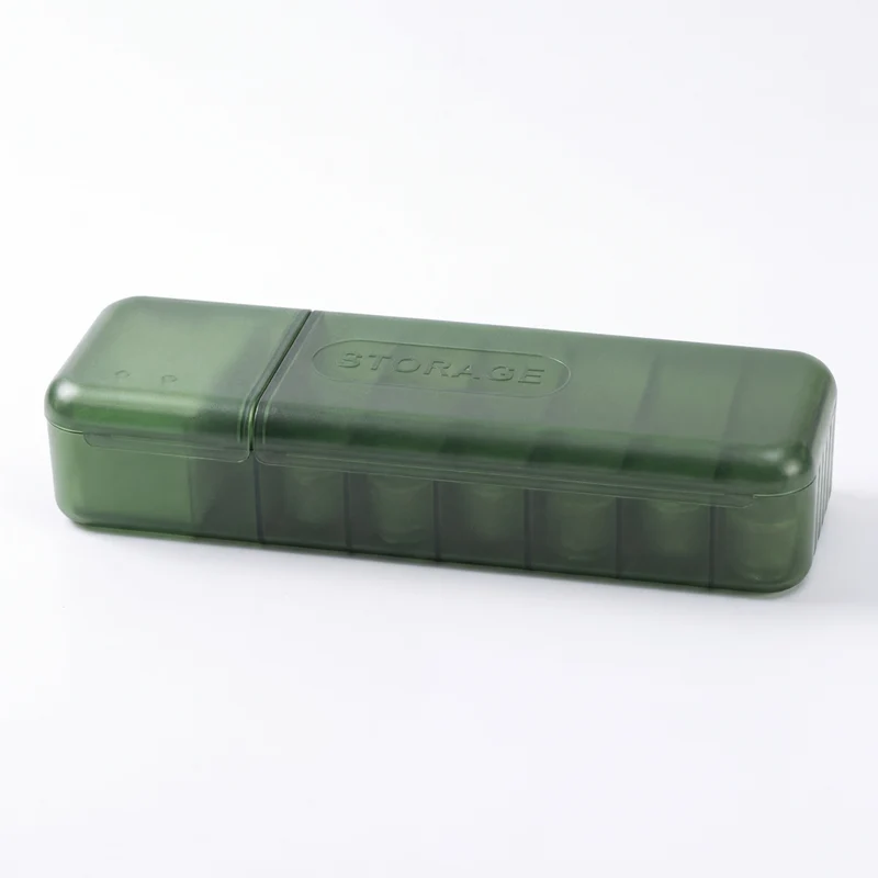 7-Compartment Cable Storage Box – Plastic Cord Organiser for Home & Travel