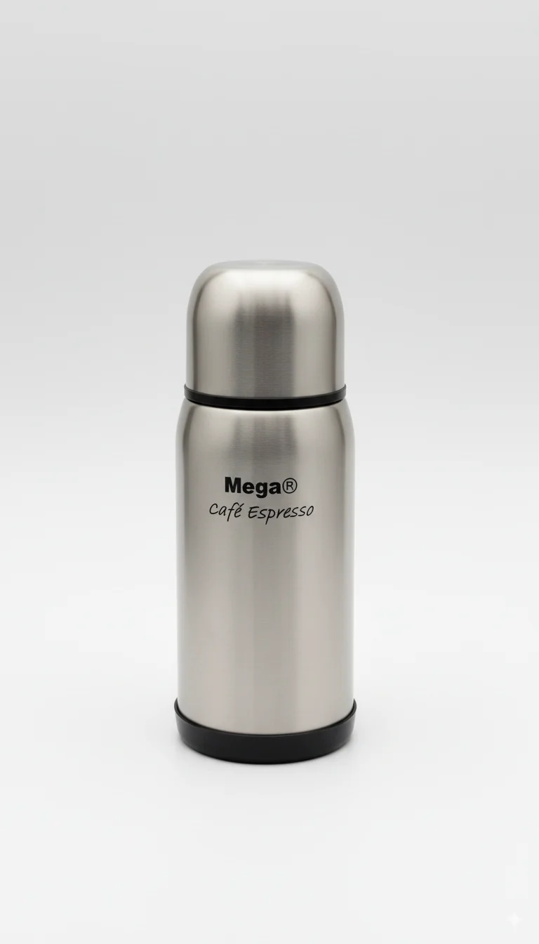 Thermos Mega True Bullet in Acciaio Inox 18/8 - Per Caffè e Bevande - Capacità 0,47L e 0,25L