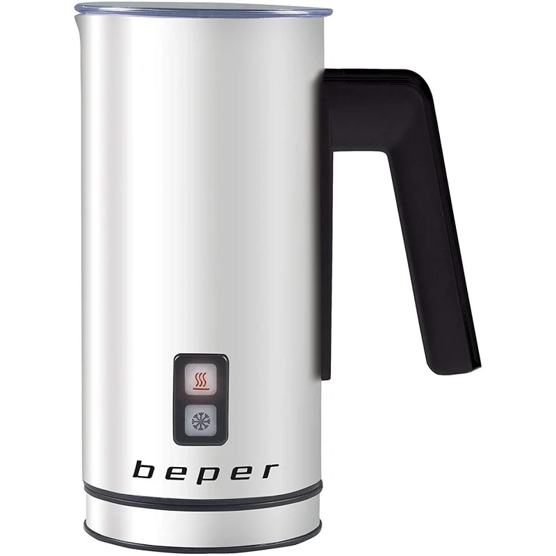 Montalatte Elettrico Beper 450ml - Schiuma Calda e Fredda a 65°
