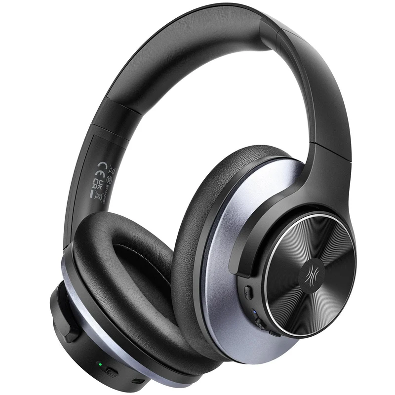 Oneodio A Series - Bluetooth 5.0 Active Noise Cancelling Wireless Headphones - Built-in Microphone, Type C Charging & Carry Case - Extended 2 Year Warranty Included