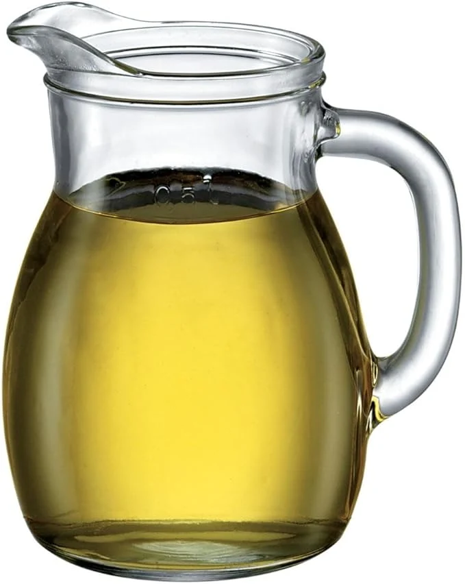 Bormioli Rocco Bistrot Brocca in Vetro 50 cl – Caraffa Classica per Acqua e Vino Made in Italy