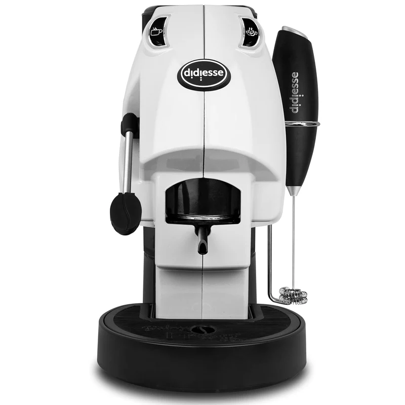 Frog Baby (Bianco) Coffee and Tea Macchina per Caffe a Cialde 44mm con Frullino STD 650W