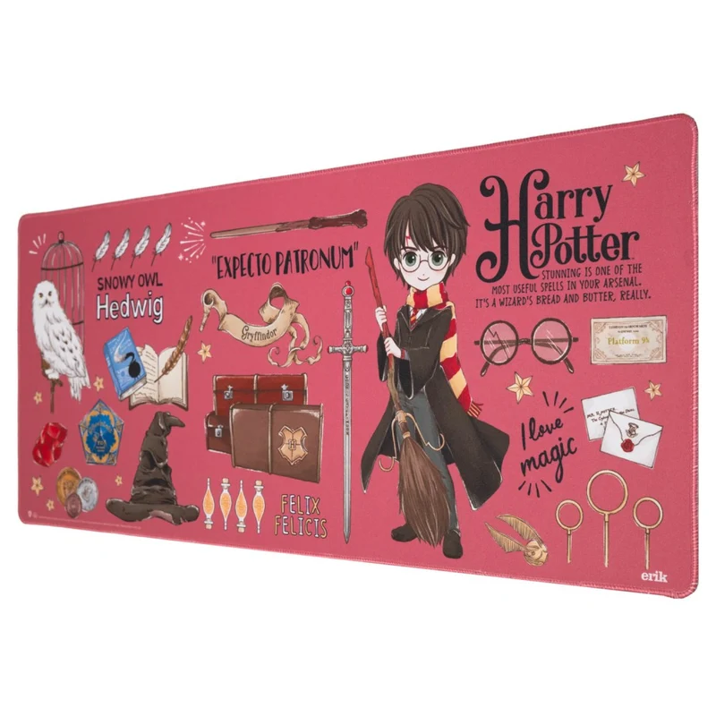 Harry Potter Tappetino da Scrivania per Tastiera e Mouse Pad PC Gaming Deskmat XXL Idea Regalo