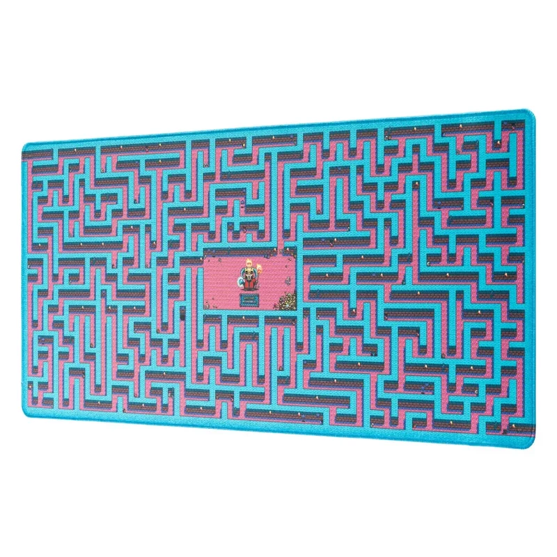 Gameration Maze (Gioco Labirinto) Tappetino da Scrivania per Tastiera e Mouse Pad PC Gaming Deskmat XXL Idea Regalo