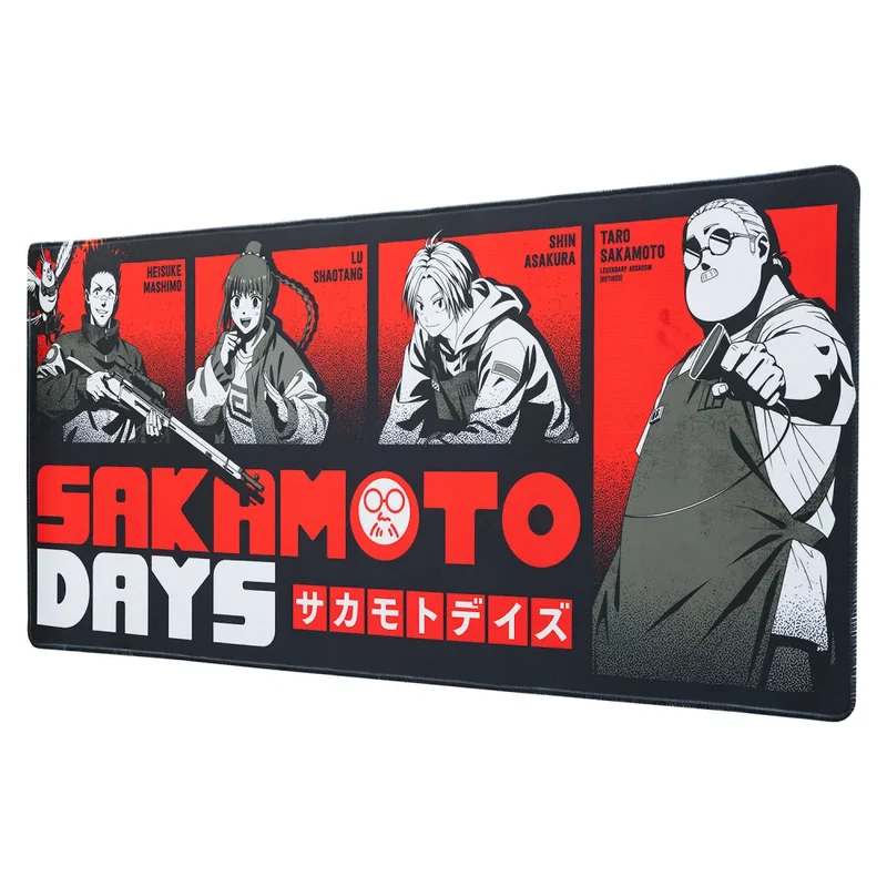Sakamoto Days: Tappetino per Tastiera e Mouse Pad Pc Gaming Deskmat Grande XXL 80x35cm