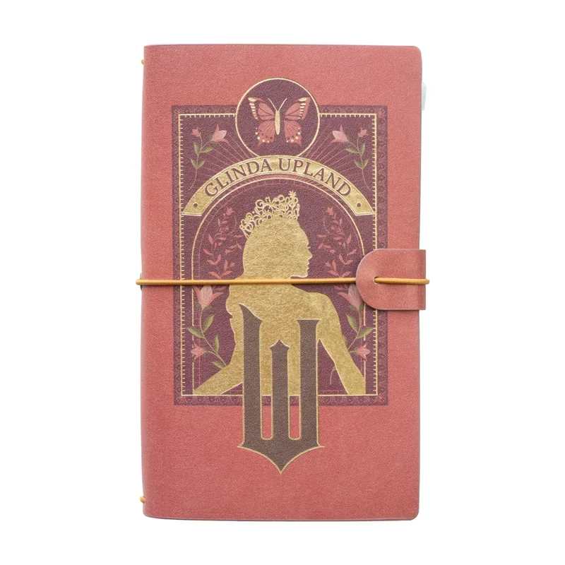 Taccuino Wicked "Glinda" Diario Personale da Viaggio 2 Quaderni Sostituibili: Bullet Journal Puntinato e a Righe 160 pag
