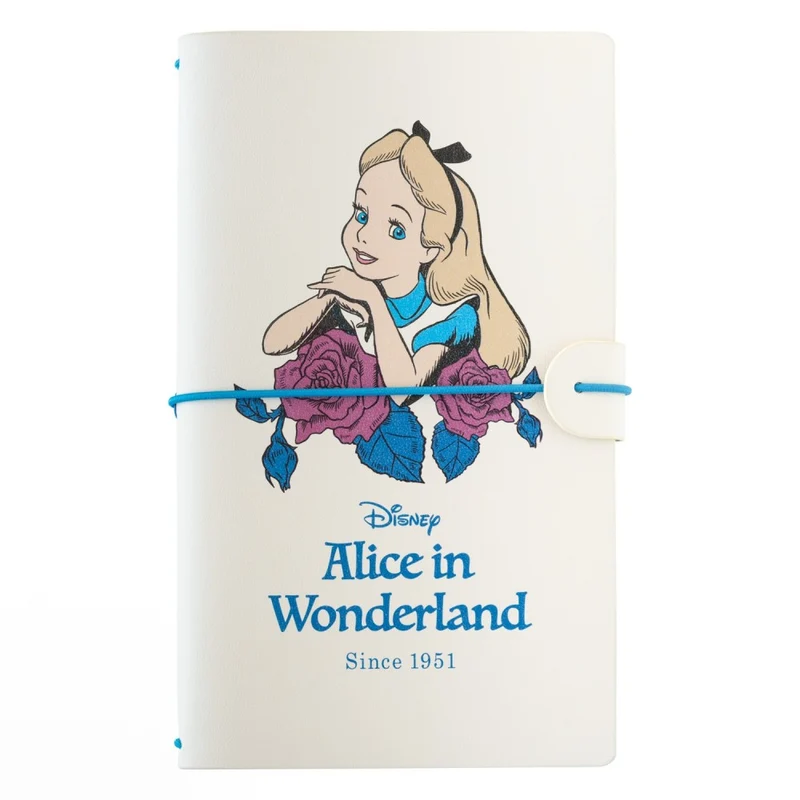 Taccuino Disney "Alice nel Paese delle Meraviglie" Diario Personale Viaggio 2 Quaderni Sostituibili: Bullet Journal Puntinato e a Righe 160 pag