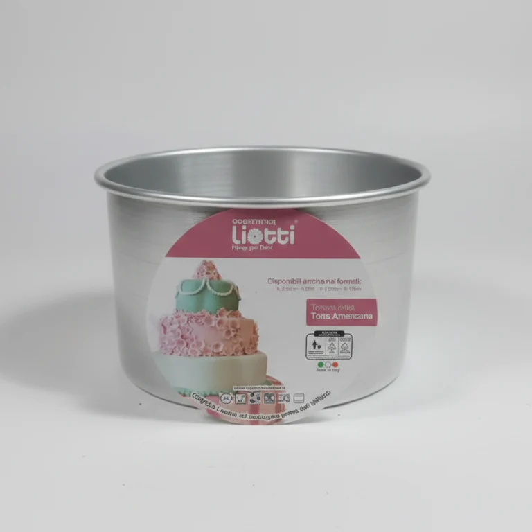Liotti Tortiera Dritta per Torta Americana Ø 15x10h cm | Alluminio Professionale | Ideale per Layer Cakes e Pan di Spagna