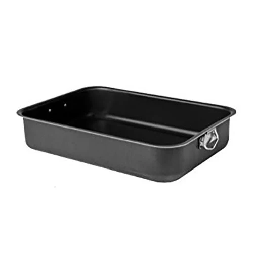 ITALPENT BlackLine Lasagnera Antiaderente 35 cm Alluminio Puro 99.5% – Teglia da Forno Professionale Made in Italy