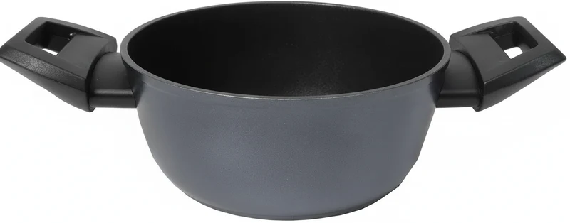 Zanetti Evolution Casseruola Induzione Ø 16 cm con Coperchio | Pentola Antiaderente Alto Spessore 4 mm | Cottura Senza Grassi | Impugnature Soft Touch | Compatibile con Tutti i Piani di Cottura