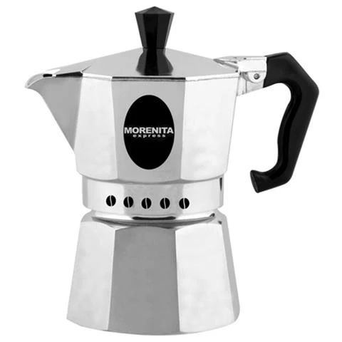 Caffettiera Moka Aeternum Morenita Express in Alluminio | 2 Tazze | Design Classico Italiano | Qualità Superiore e Tradizione del Caffè