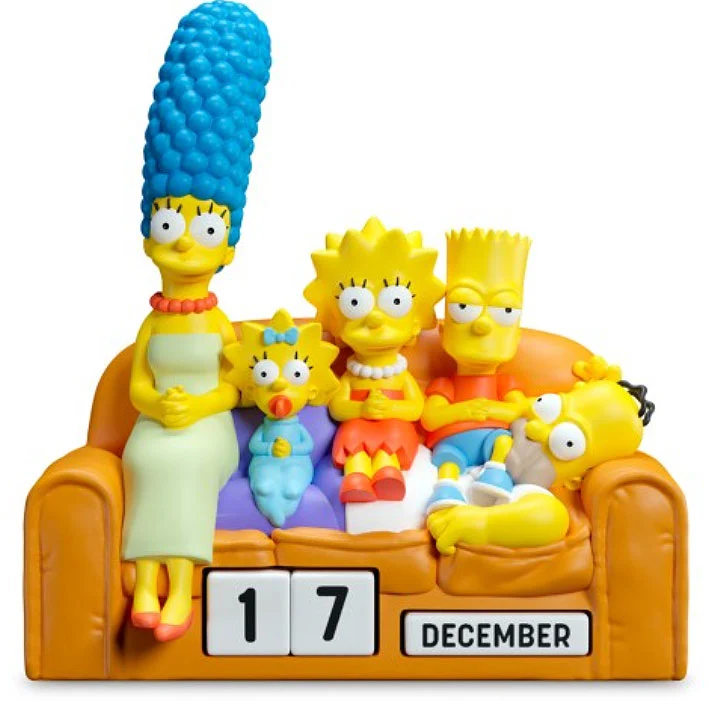 The Simpson Calendario 3D Perpetuo da Tavolo Figure PVC Decorazione da Scrivania per Fans: Regalo Gadget 16cm