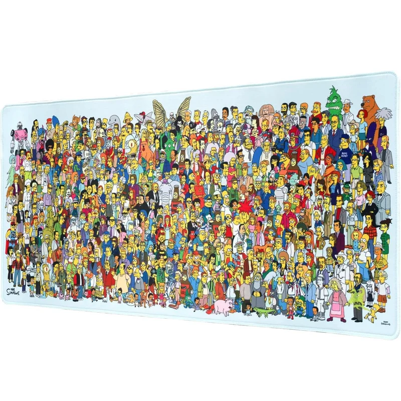 The Simpsons - Desk Mat XXL Tappetino Tastiera E Mouse Pad Gaming Scrivania