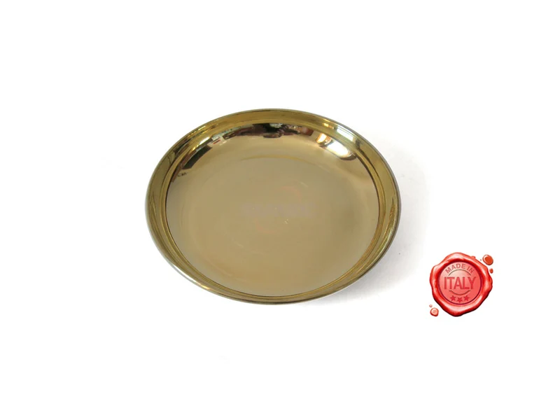 BILANCE - COPPIA PIATTI OTTONE DIAM.150 MM.