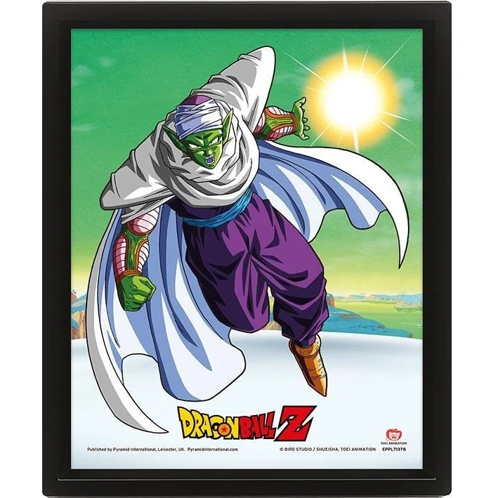 Pyramid - Dragon Ball Z - Piccolo Junior Jr Poster 3D Lenticular Incorniciato