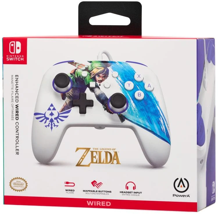 Powera Enanched Wired Controller Cablato Nintendo Switch (The Legend Of Zelda)