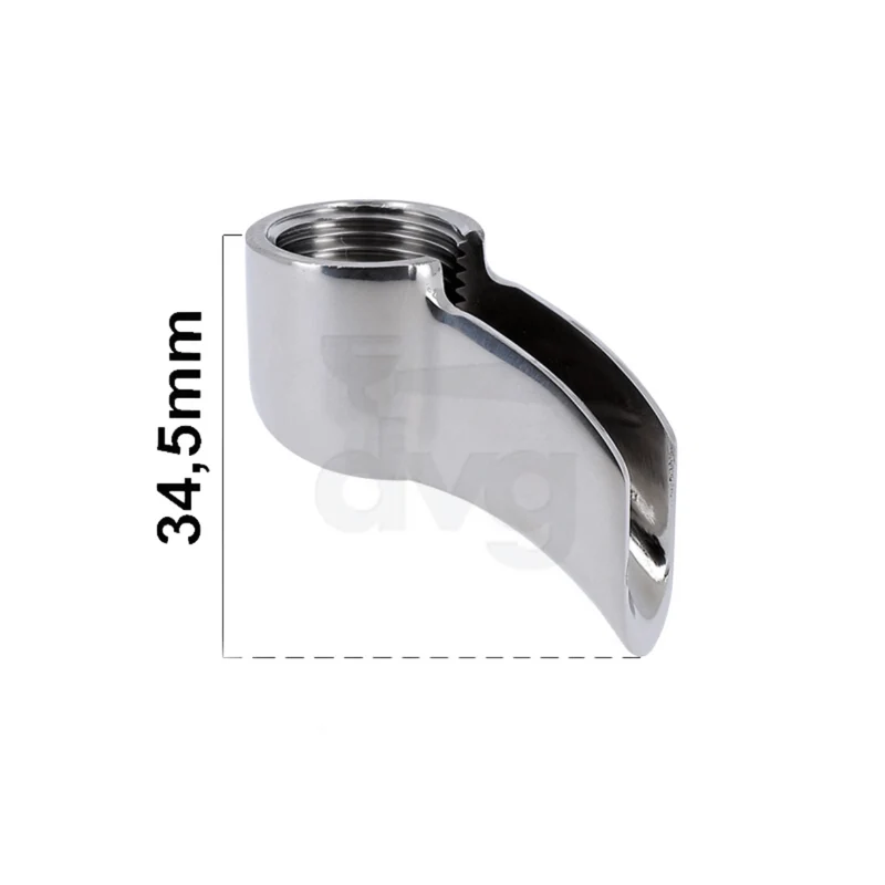 BECCUCCIO INOX 1 VIA TUTTO APERTO BASSO 3/8. INOX AISI 304 - CN23K2869