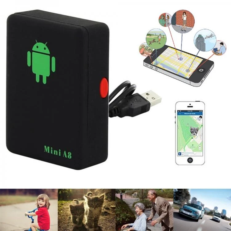Microspia Localizzatore Satellitare Gps Gsm Tracker Ambientale Sim Spia Mini A8