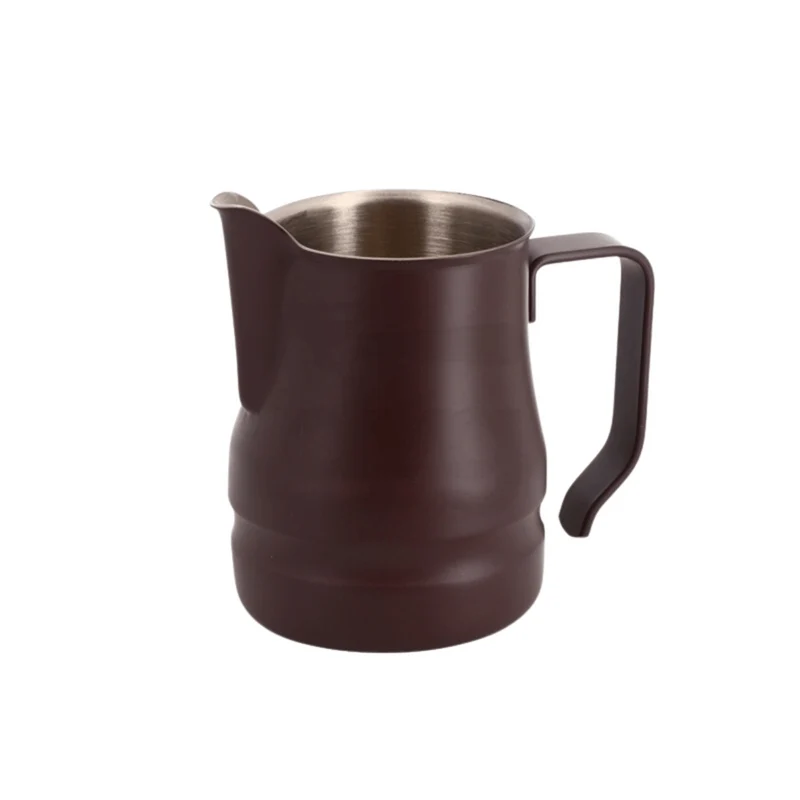 LATTIERA MOD. EVOLUTION PER LATTE ART 35CL 1 TAZZA INOX 18/10, COLOR CAFFE' - CN23K2614