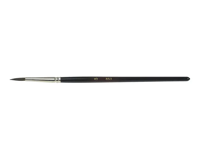 EBNAT Aquarellpinsel Gr. 5 3.5 mm Fehhaarmischung Stiel schwarz
