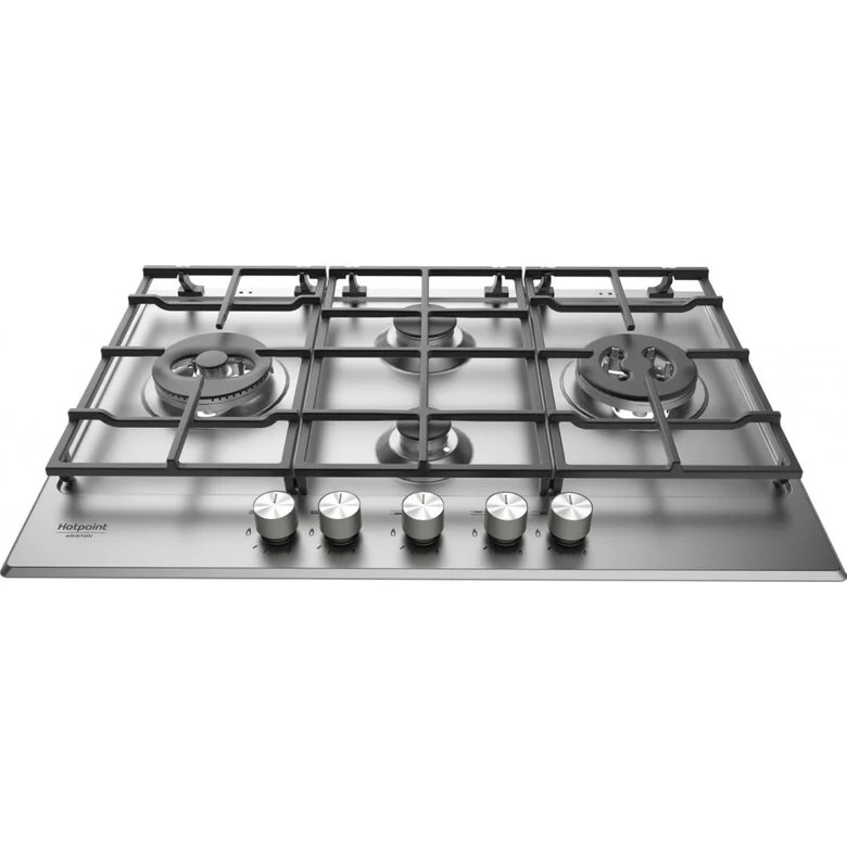 Hotpoint PKL 741 D2/T/IX/HA piano cottura Acciaio inossidabile Da incasso Gas 4 Fornello(i)