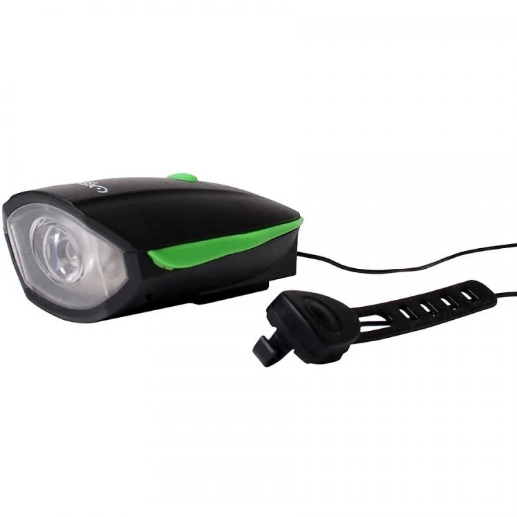 Luce Anteriore Per Bici Con Campanello Fanale Led Bicicletta Faro Torcia Tromba