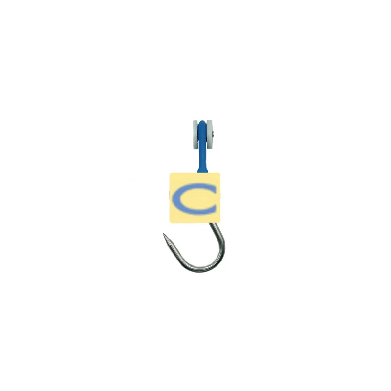 Ganci e gancere - con carrucola nylon con cuscinetti 240X12