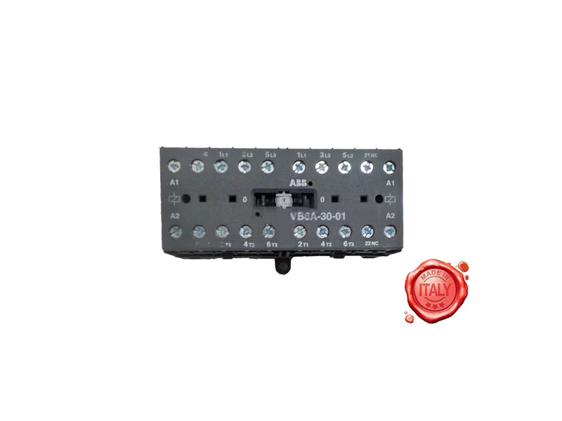Teleruttore doppio abb vb7a-30-01 con viti sopra bobina 24 v
