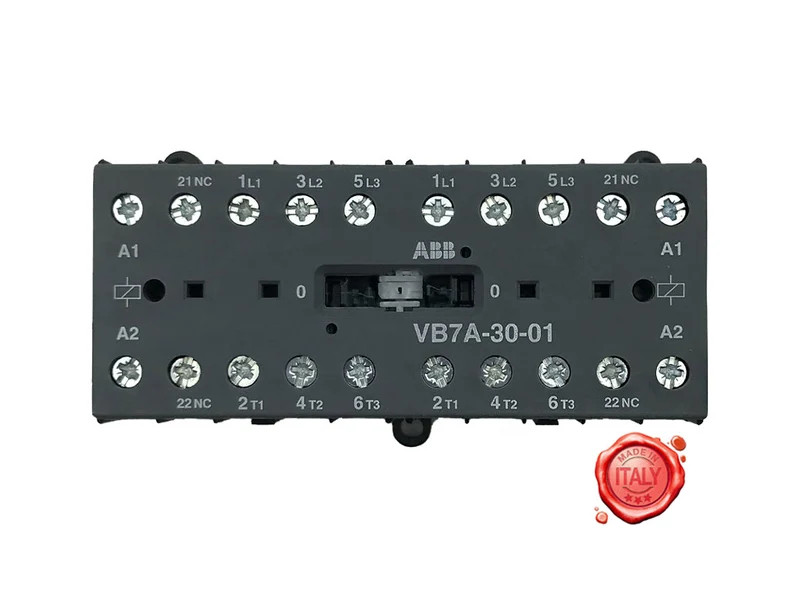 Teleruttore doppio abb vb7a-30-01 con viti sopra