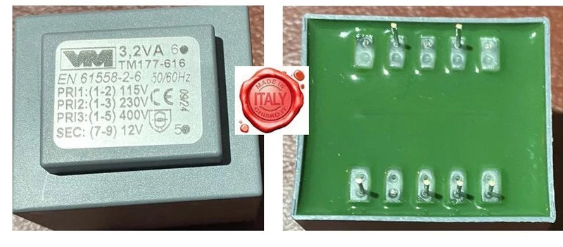 Trasformatore 115/230/400v 3,2va Tritacarne