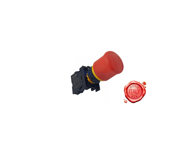 Tritacarne - pulsante a Fungo con blocco per TC Minerva