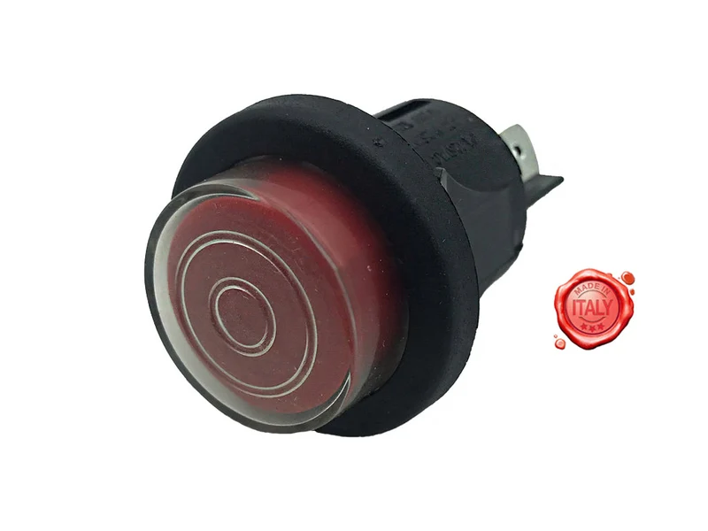 BILANCE - PULSANTE TONDO ROSSO ACCENSIONE ZENITH MOD.EQUA 5000